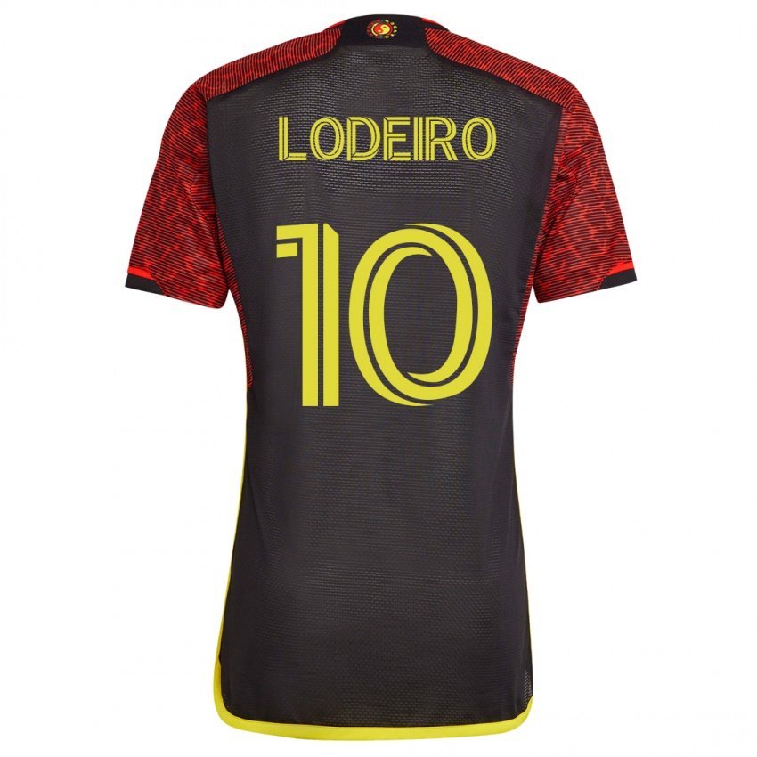 Homem Camisola Nicolás Lodeiro #10 Laranja Alternativa 2023/24 Camisa Brasil