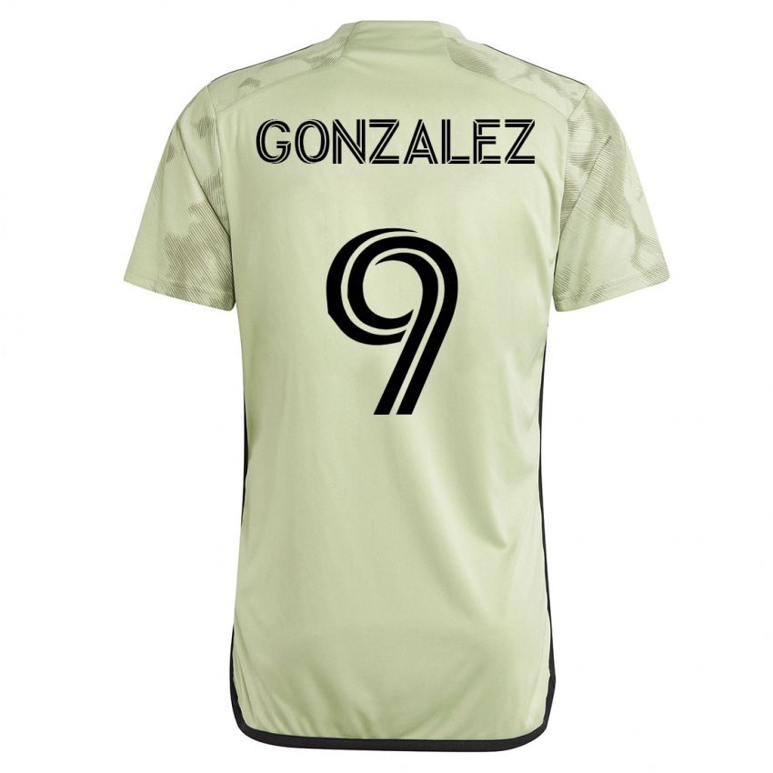 Homem Camisola Mario Gonzalez #9 Verde Alternativa 2023/24 Camisa Brasil
