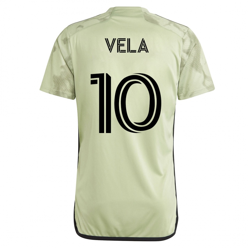 Homem Camisola Carlos Vela #10 Verde Alternativa 2023/24 Camisa Brasil