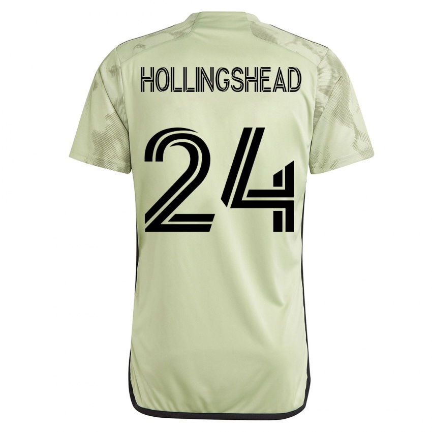 Homem Camisola Ryan Hollingshead #24 Verde Alternativa 2023/24 Camisa Brasil
