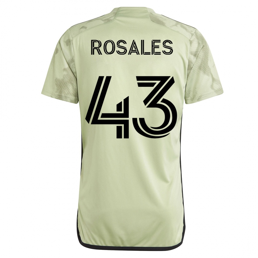 Homem Camisola Diego Rosales #43 Verde Alternativa 2023/24 Camisa Brasil