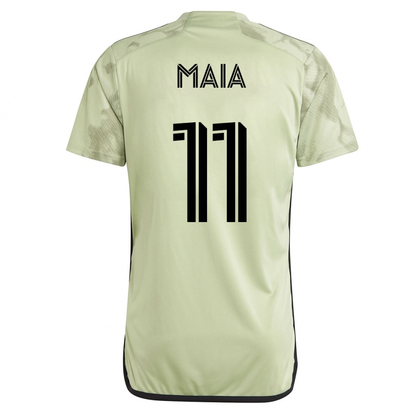 Homem Camisola Matheus Maia #11 Verde Alternativa 2023/24 Camisa Brasil