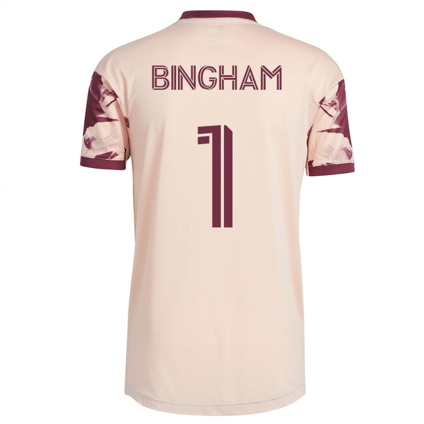 Homem Camisola David Bingham #1 Esbranquiçado Alternativa 2023/24 Camisa Brasil