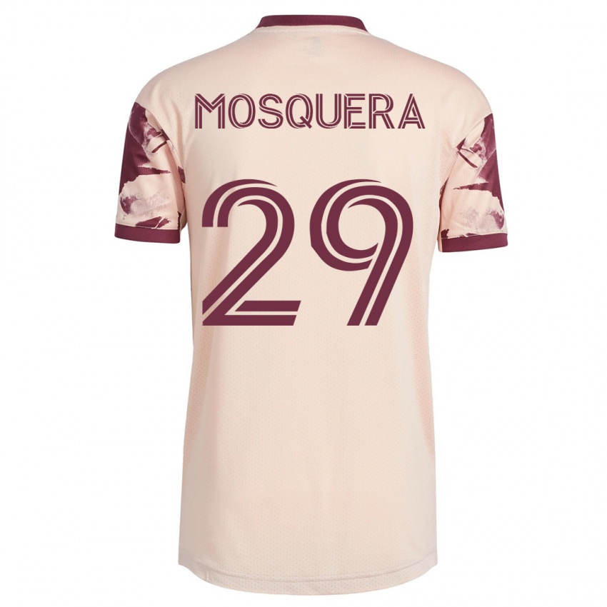 Homem Camisola Juan David Mosquera #29 Esbranquiçado Alternativa 2023/24 Camisa Brasil