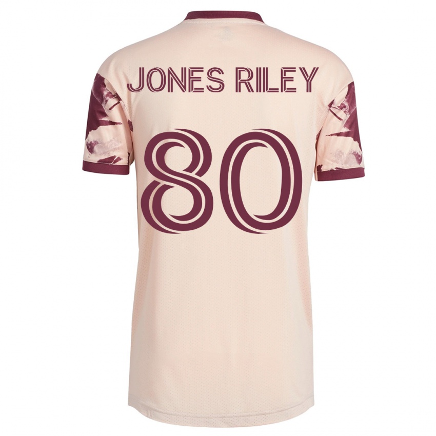 Homem Camisola Jaden Jones-Riley #80 Esbranquiçado Alternativa 2023/24 Camisa Brasil