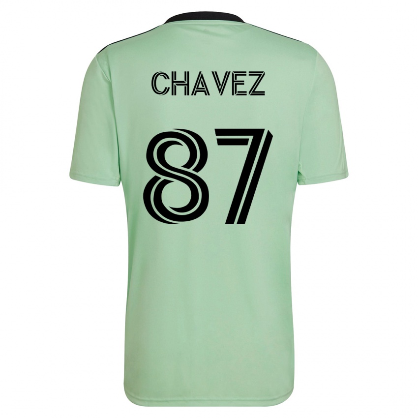 Homem Camisola Alfonso Ocampo-Chávez #87 Luz Verde Alternativa 2023/24 Camisa Brasil