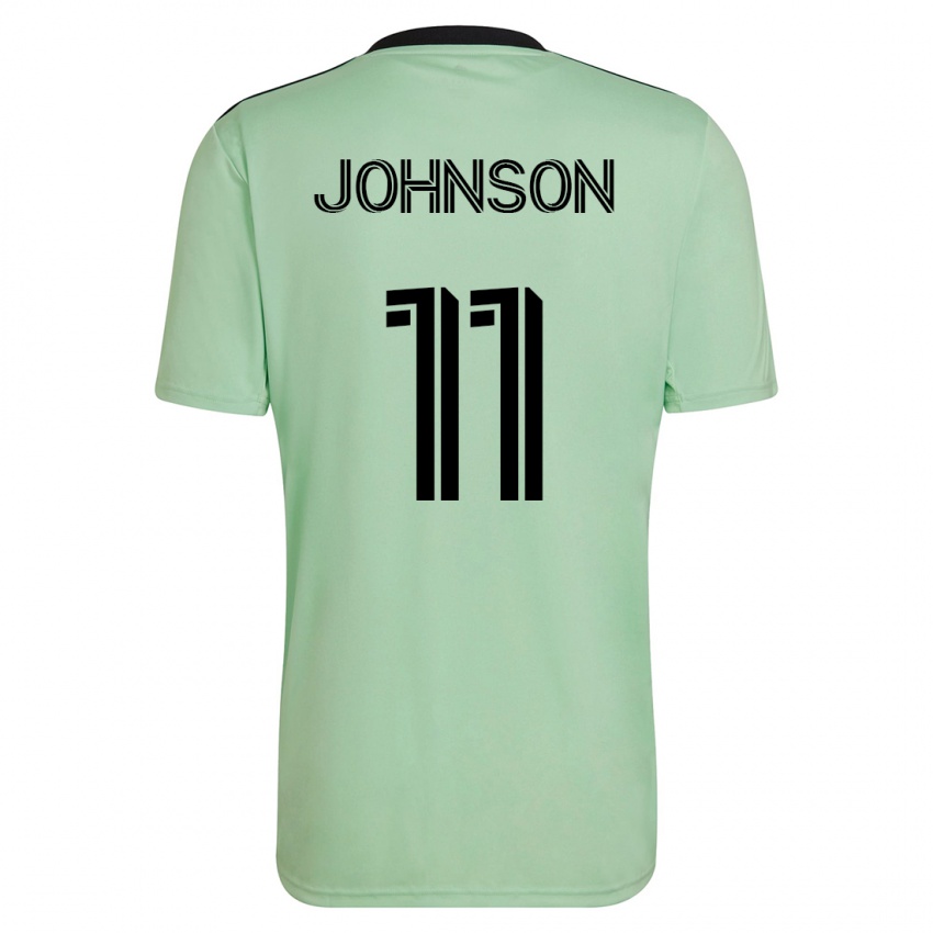 Homem Camisola Emmanuel Johnson #11 Luz Verde Alternativa 2023/24 Camisa Brasil