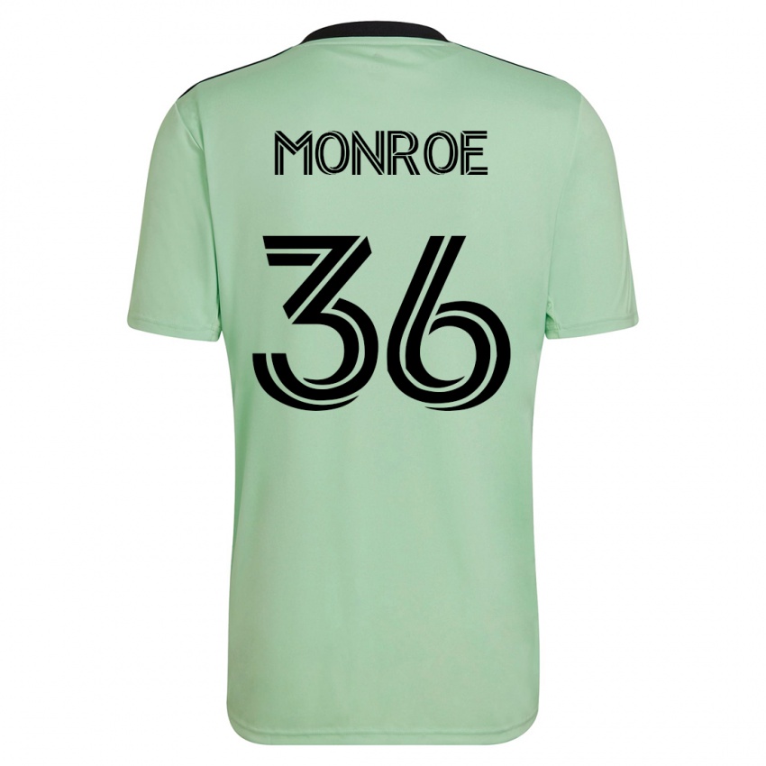 Homem Camisola Greg Monroe #36 Luz Verde Alternativa 2023/24 Camisa Brasil