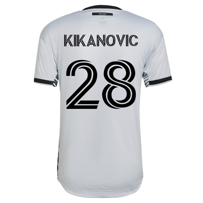 Homem Camisola Benjamin Kikanovic #28 Branco Alternativa 2023/24 Camisa Brasil