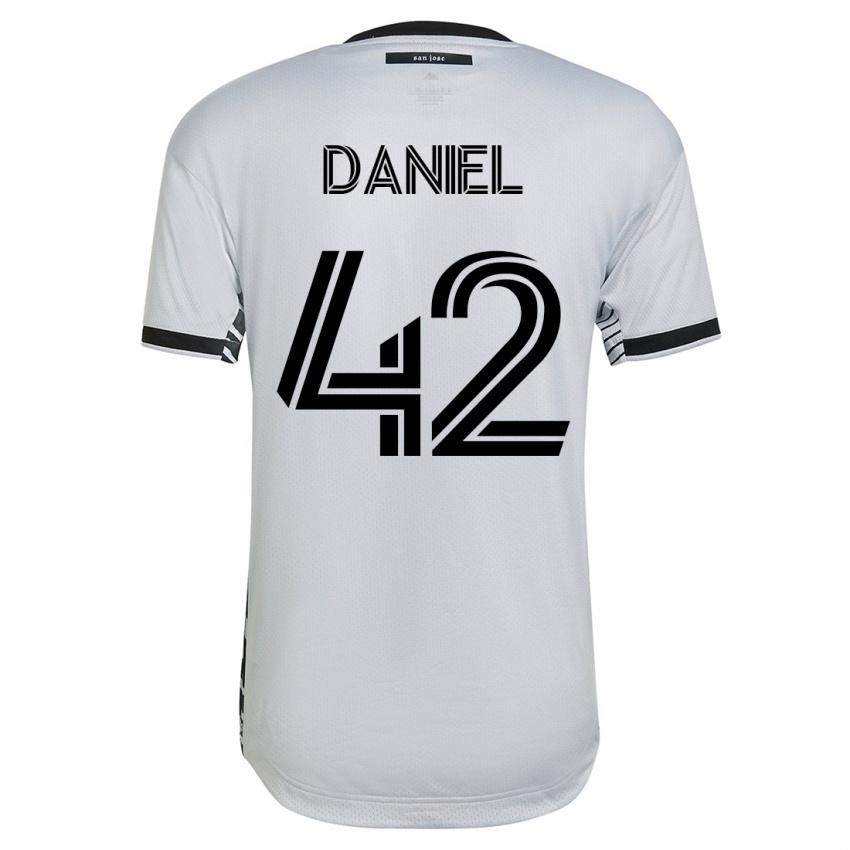 Homem Camisola Daniel #42 Branco Alternativa 2023/24 Camisa Brasil