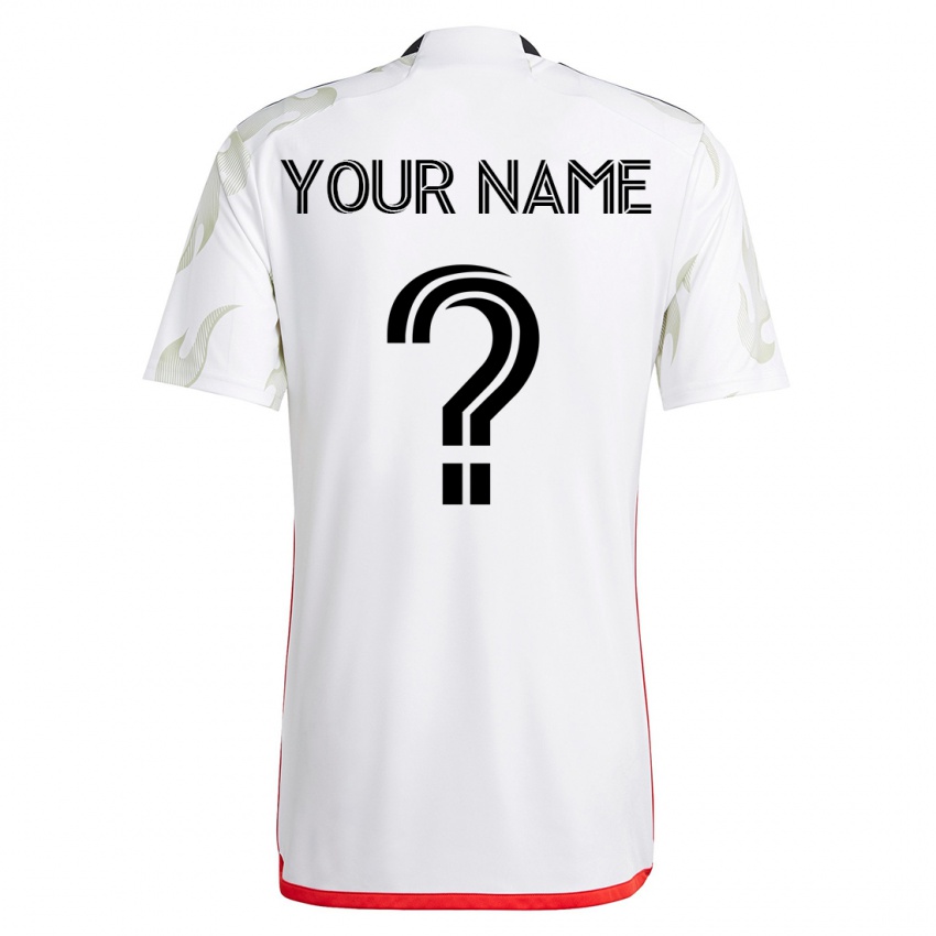 Homem Camisola Seu Nome #0 Branco Alternativa 2023/24 Camisa Brasil