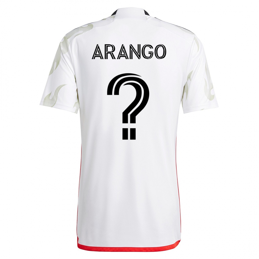 Homem Camisola Nicolas Arango #0 Branco Alternativa 2023/24 Camisa Brasil