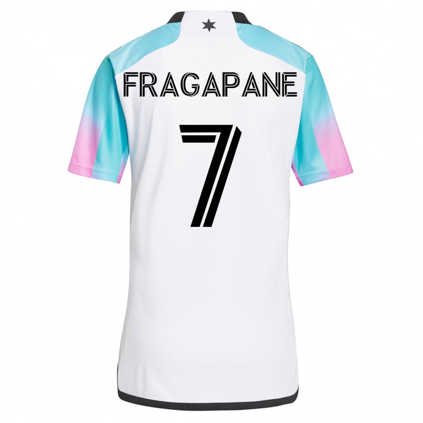 Homem Camisola Franco Fragapane #7 Branco Alternativa 2023/24 Camisa Brasil