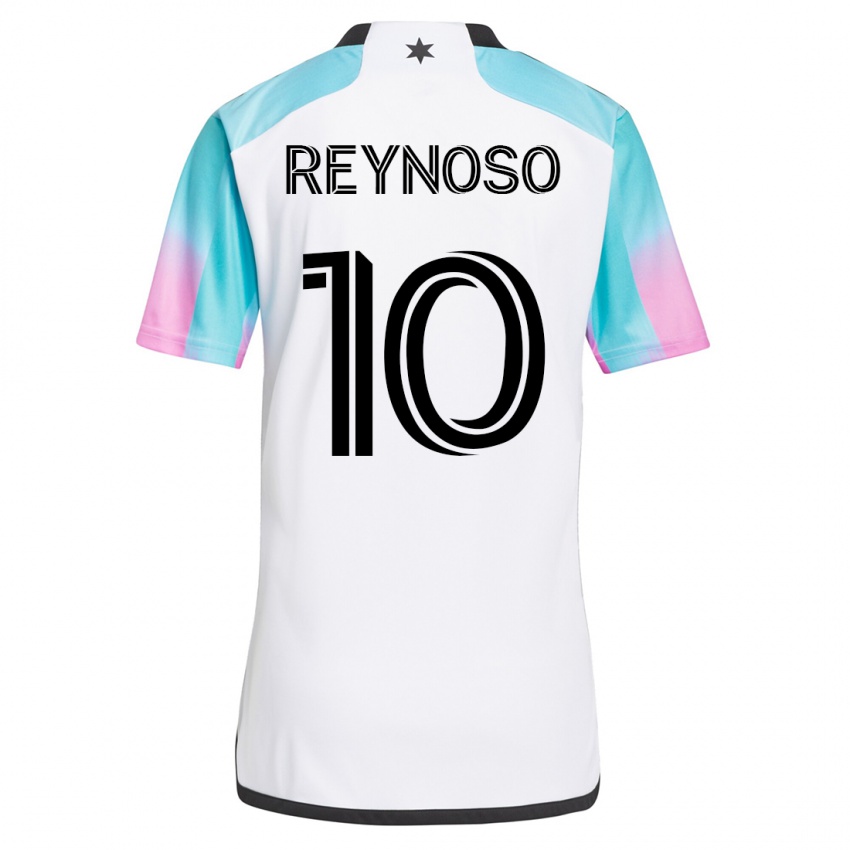 Homem Camisola Emanuel Reynoso #10 Branco Alternativa 2023/24 Camisa Brasil
