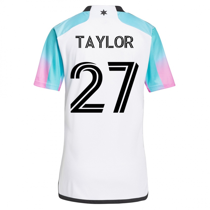 Homem Camisola D.j. Taylor #27 Branco Alternativa 2023/24 Camisa Brasil