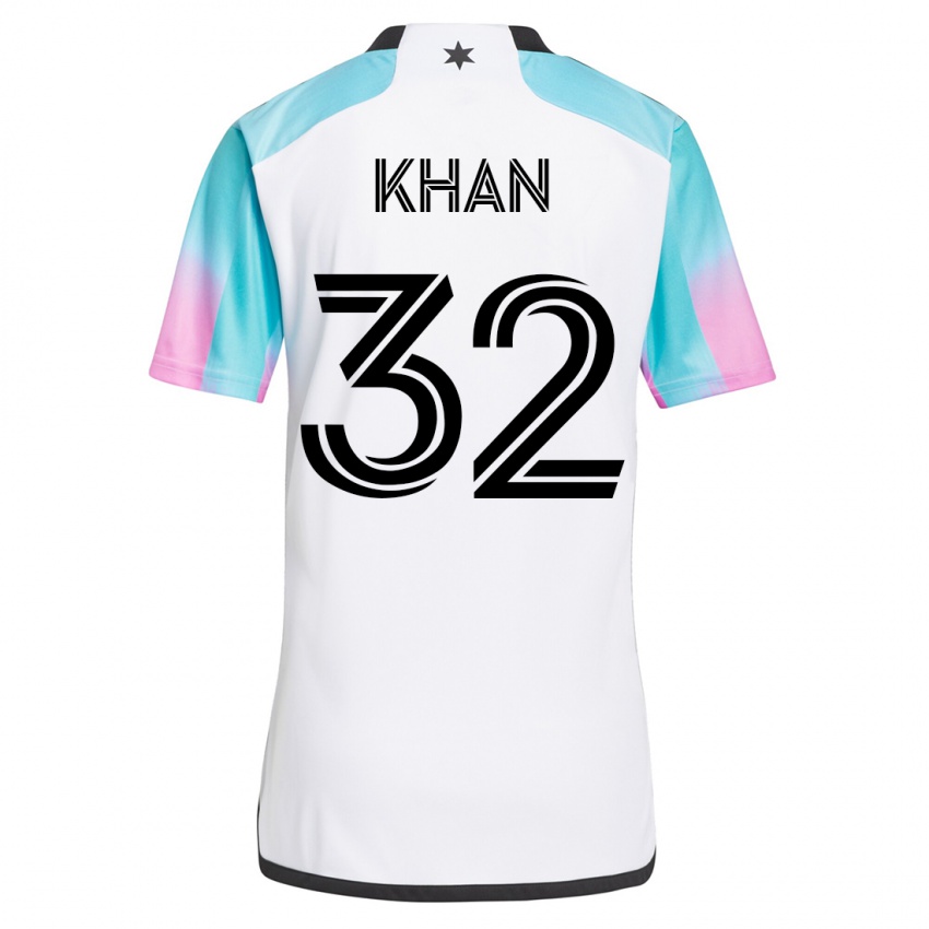 Homem Camisola Molik Khan #32 Branco Alternativa 2023/24 Camisa Brasil