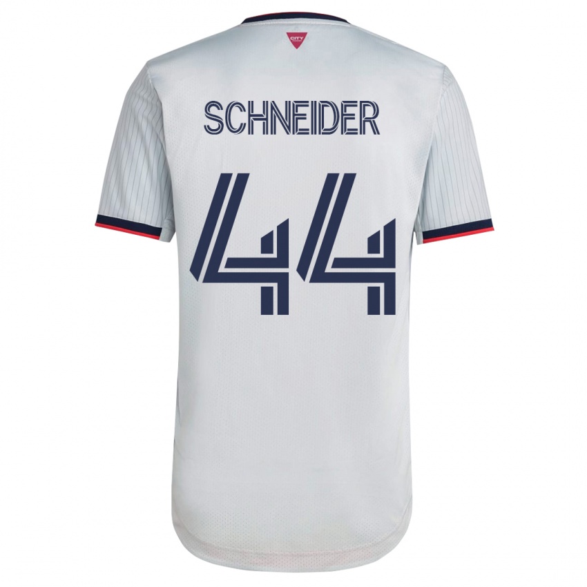 Homem Camisola Max Schneider #44 Branco Alternativa 2023/24 Camisa Brasil