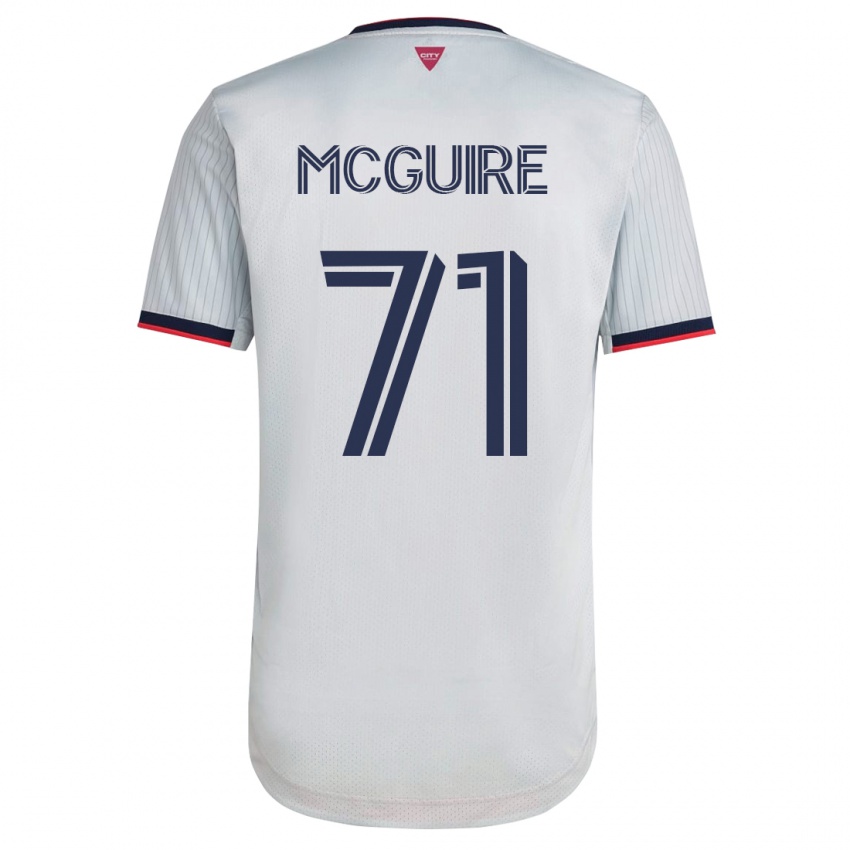 Homem Camisola Nolan Mcguire #71 Branco Alternativa 2023/24 Camisa Brasil