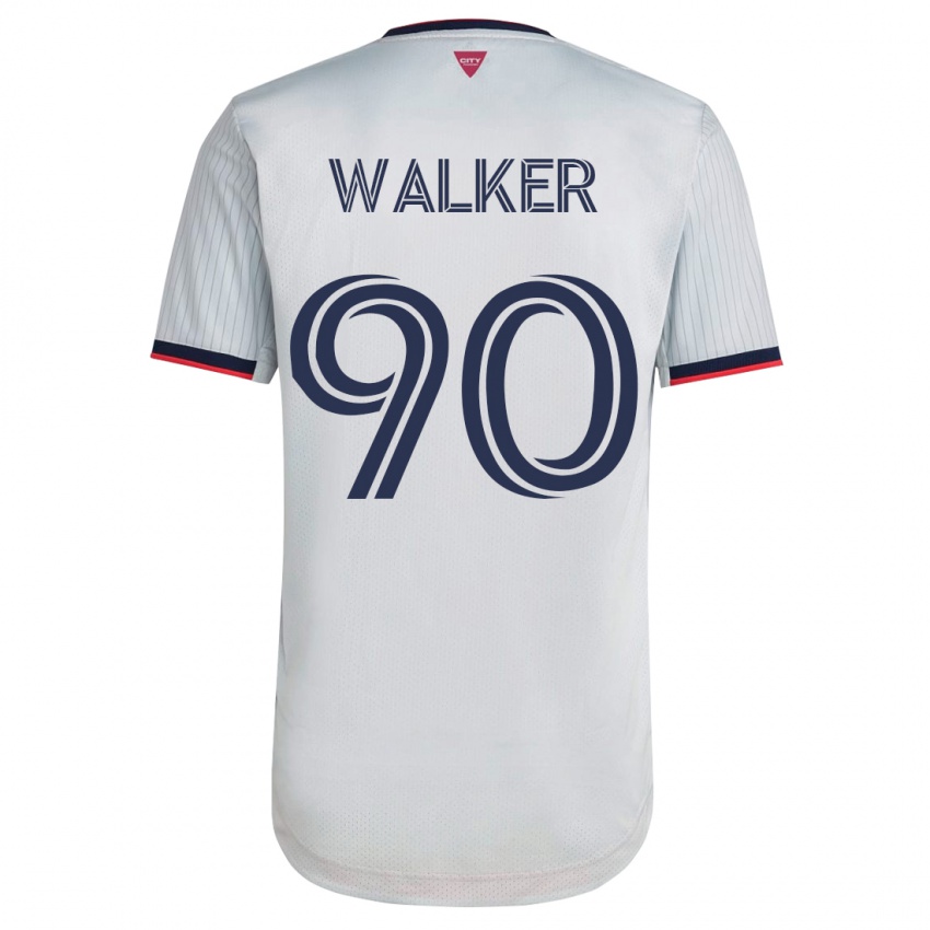 Homem Camisola Eric Walker #90 Branco Alternativa 2023/24 Camisa Brasil