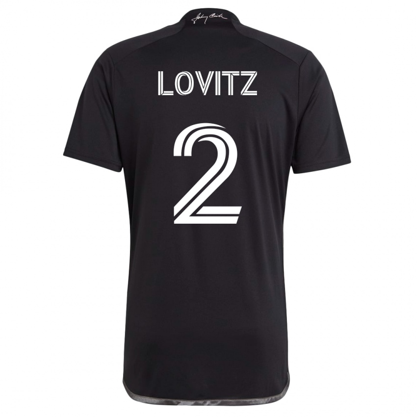 Homem Camisola Daniel Lovitz #2 Preto Alternativa 2023/24 Camisa Brasil