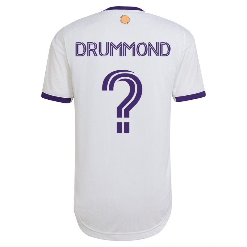 Homem Camisola Owen Drummond #0 Branco Alternativa 2023/24 Camisa Brasil