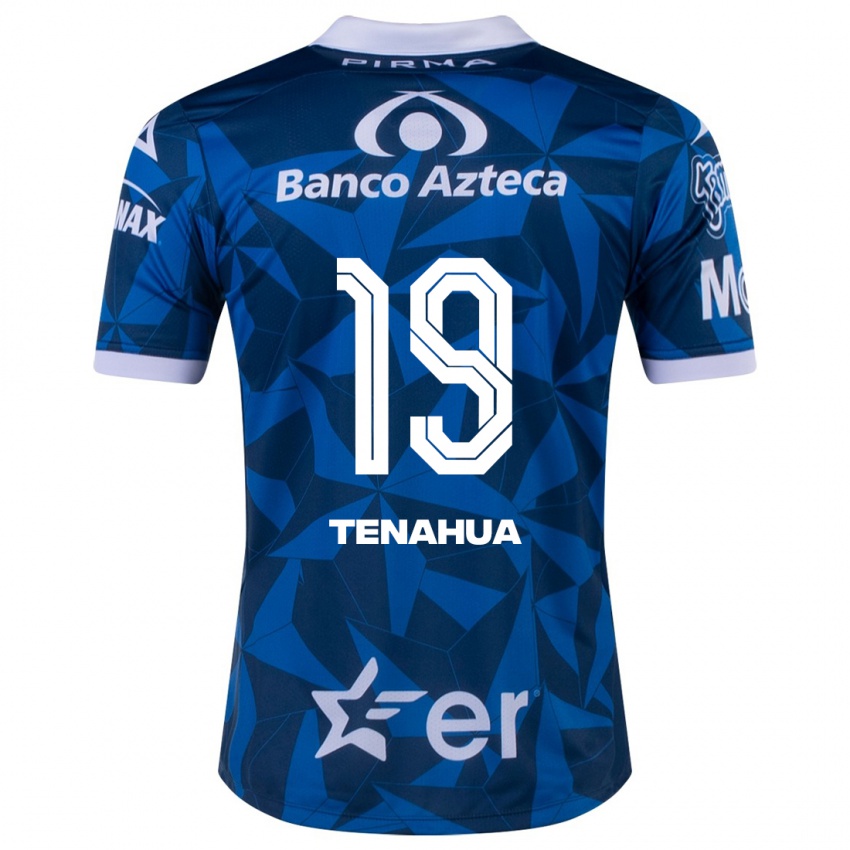 Homem Camisola Itzia Tenahua #19 Azul Alternativa 2023/24 Camisa Brasil