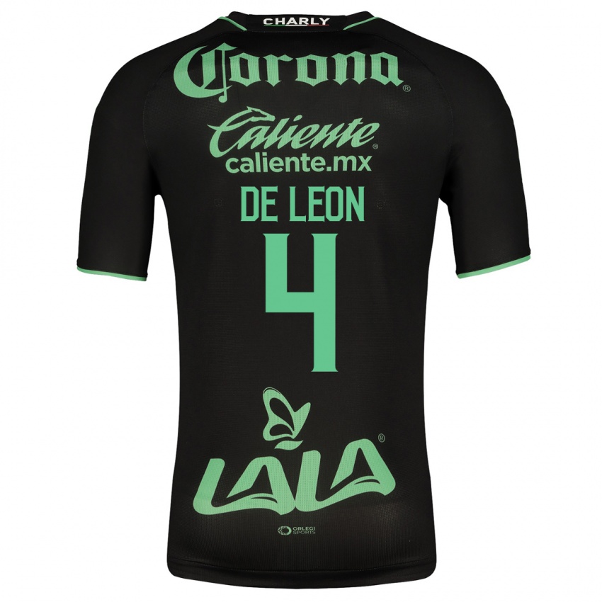Homem Camisola Lourdes De Leon #4 Preto Alternativa 2023/24 Camisa Brasil