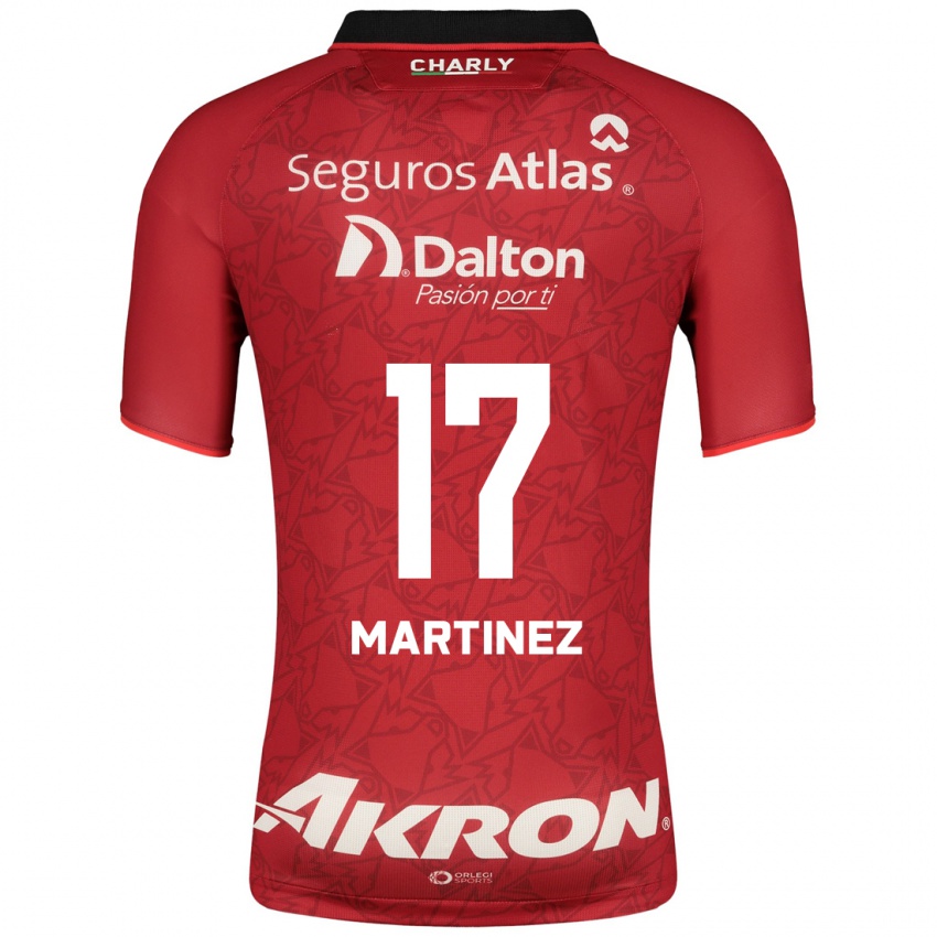 Homem Camisola Jaziel Martinez #17 Vermelho Alternativa 2023/24 Camisa Brasil