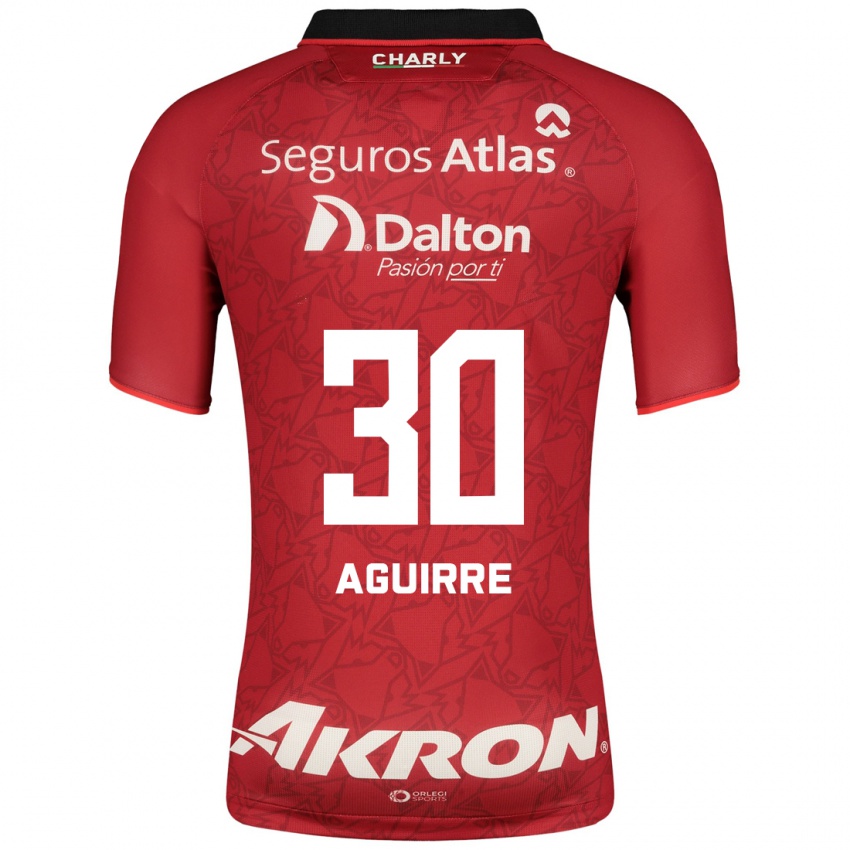 Homem Camisola Eduardo Aguirre #30 Vermelho Alternativa 2023/24 Camisa Brasil
