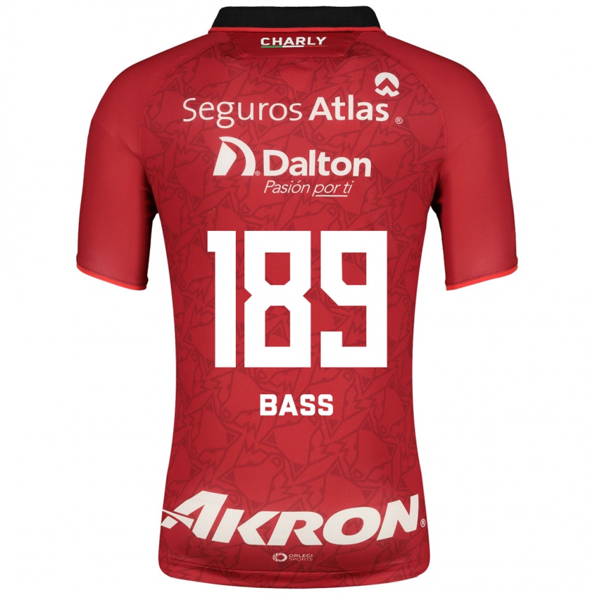Homem Camisola Abraham Bass #189 Vermelho Alternativa 2023/24 Camisa Brasil