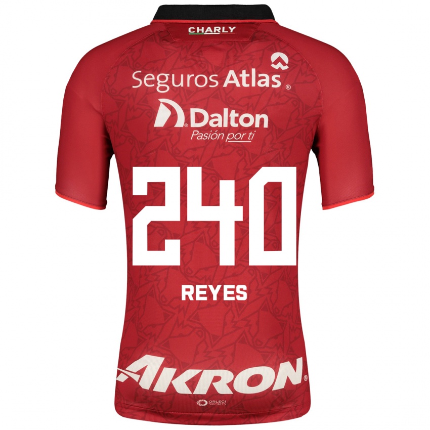 Homem Camisola Óscar Reyes #240 Vermelho Alternativa 2023/24 Camisa Brasil