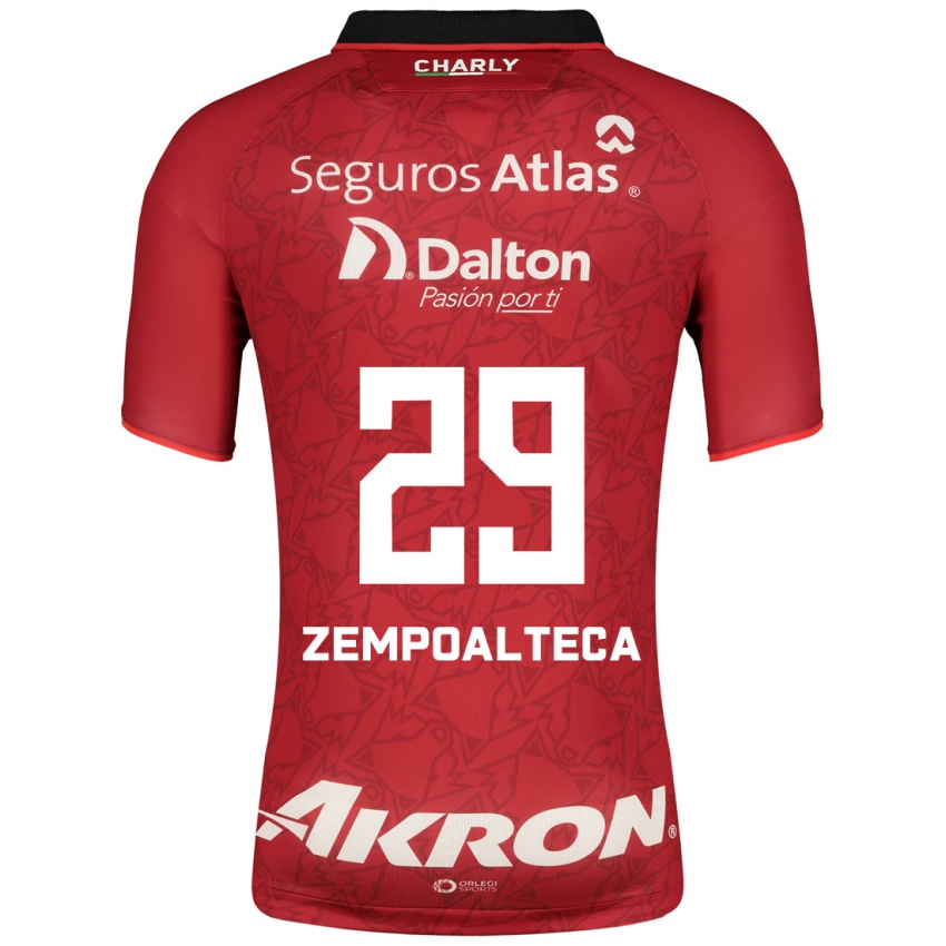Homem Camisola Karla Zempoalteca #29 Vermelho Alternativa 2023/24 Camisa Brasil