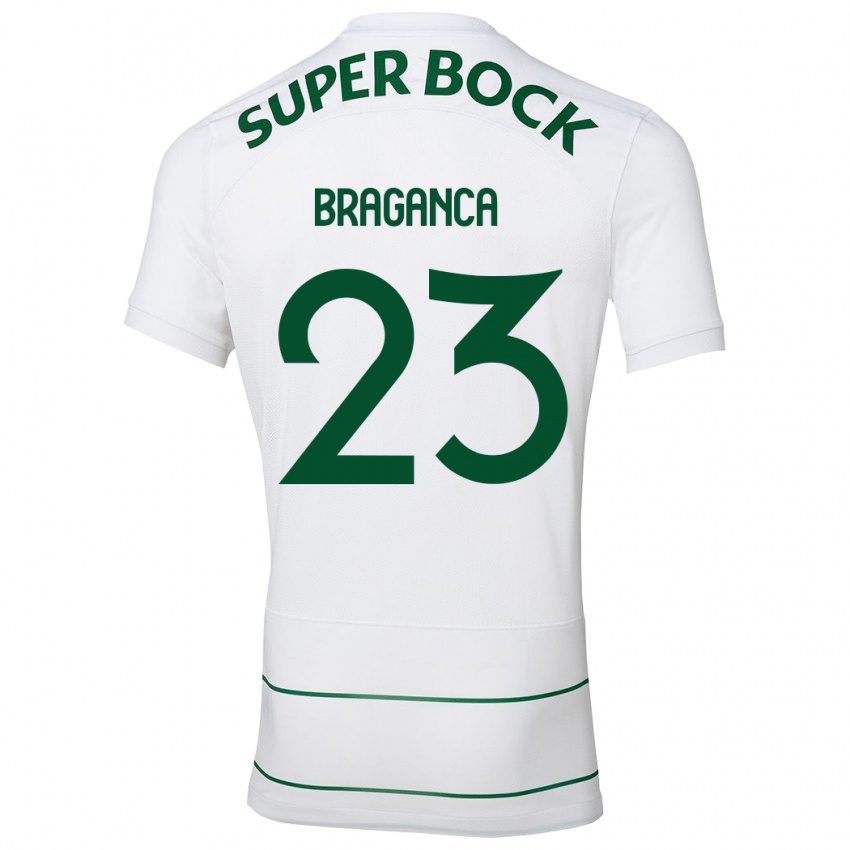 Homem Camisola Daniel Braganca #23 Branco Alternativa 2023/24 Camisa Brasil