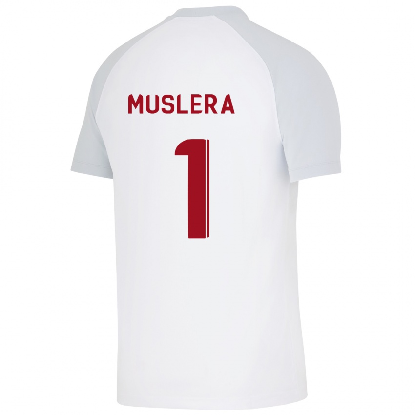 Homem Camisola Fernando Muslera #1 Branco Alternativa 2023/24 Camisa Brasil