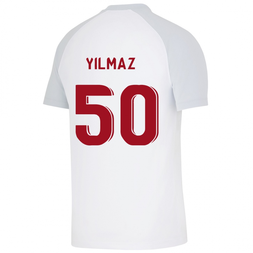 Homem Camisola Jankat Yılmaz #50 Branco Alternativa 2023/24 Camisa Brasil