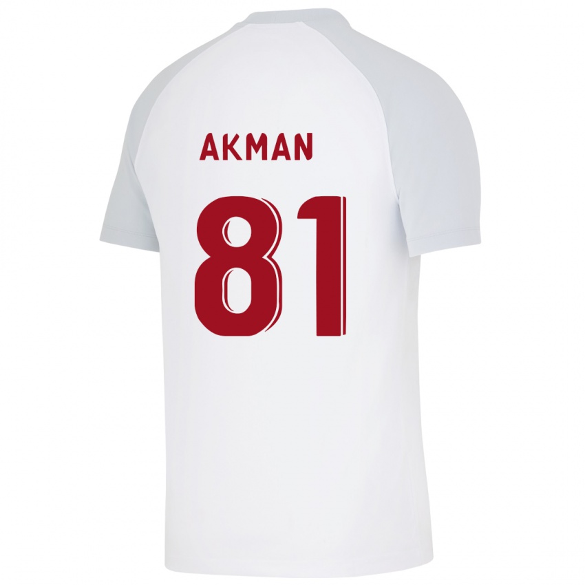 Homem Camisola Hamza Akman #81 Branco Alternativa 2023/24 Camisa Brasil