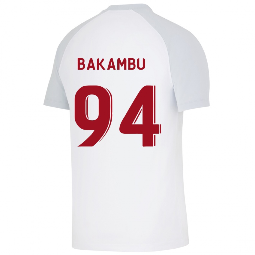 Homem Camisola Cedric Bakambu #94 Branco Alternativa 2023/24 Camisa Brasil