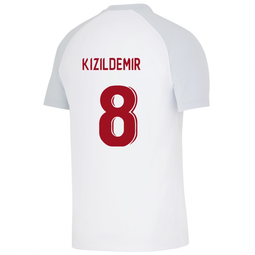 Homem Camisola Berk Kizildemir #8 Branco Alternativa 2023/24 Camisa Brasil