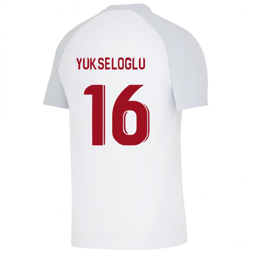 Homem Camisola Ayaz Yükseloğlu #16 Branco Alternativa 2023/24 Camisa Brasil