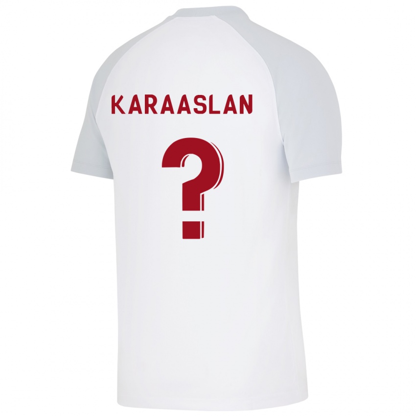 Homem Camisola Ahmet Kerem Karaaslan #0 Branco Alternativa 2023/24 Camisa Brasil