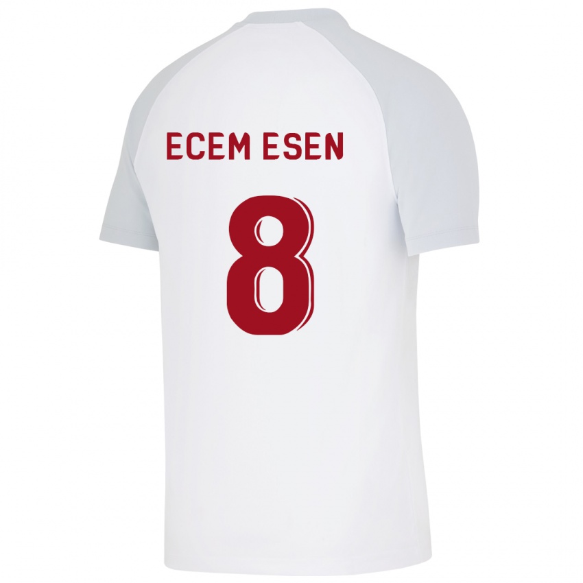 Homem Camisola Emine Ecem Esen #8 Branco Alternativa 2023/24 Camisa Brasil