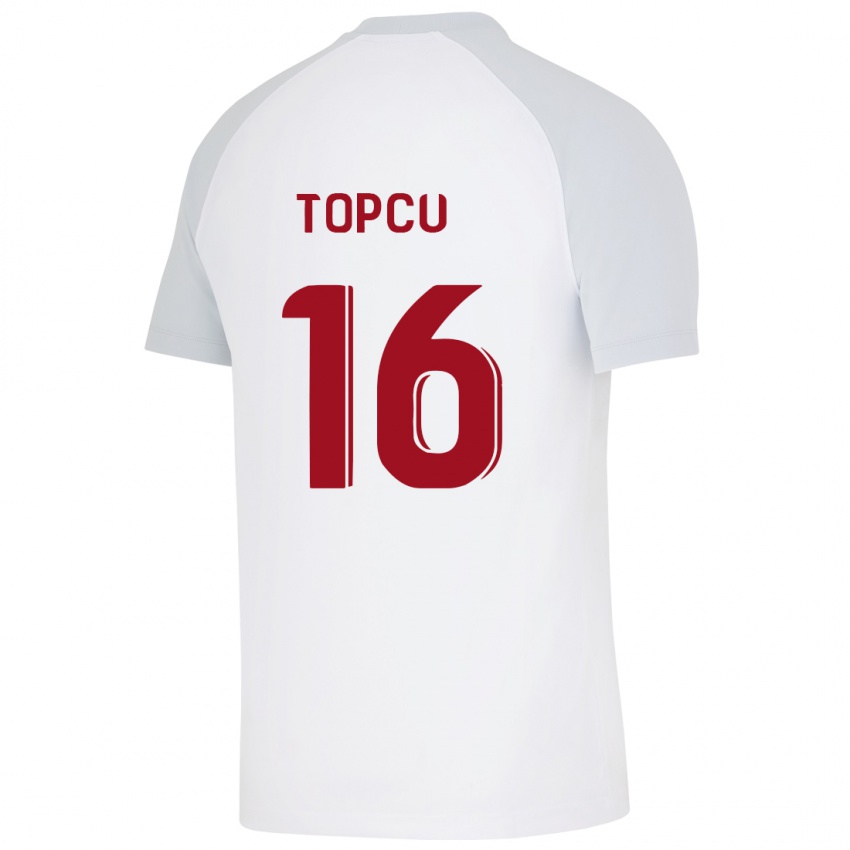 Homem Camisola Ebru Topçu #16 Branco Alternativa 2023/24 Camisa Brasil