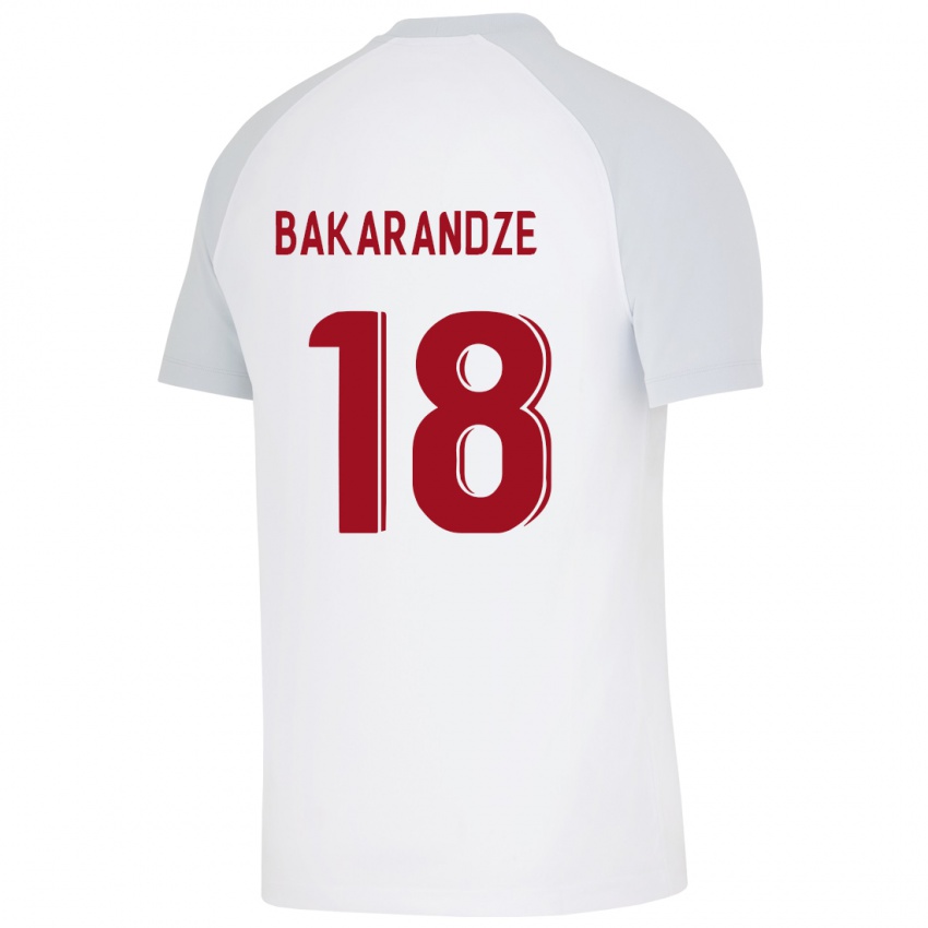 Homem Camisola Kristina Bakarandze #18 Branco Alternativa 2023/24 Camisa Brasil