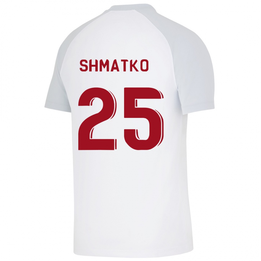 Homem Camisola Lyubov Shmatko #25 Branco Alternativa 2023/24 Camisa Brasil