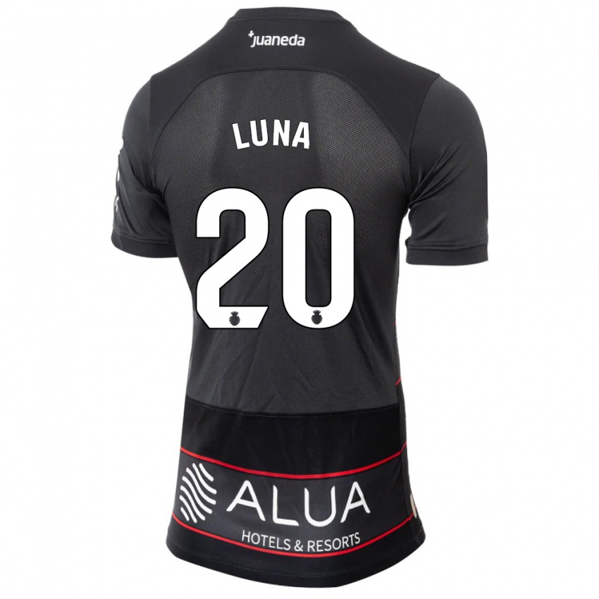 Homem Camisola Daniel Luna #20 Preto Alternativa 2023/24 Camisa Brasil