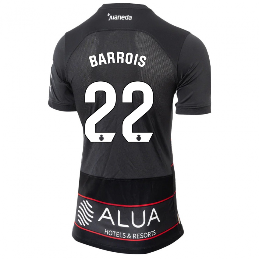 Homem Camisola Eliott Barrois #22 Preto Alternativa 2023/24 Camisa Brasil