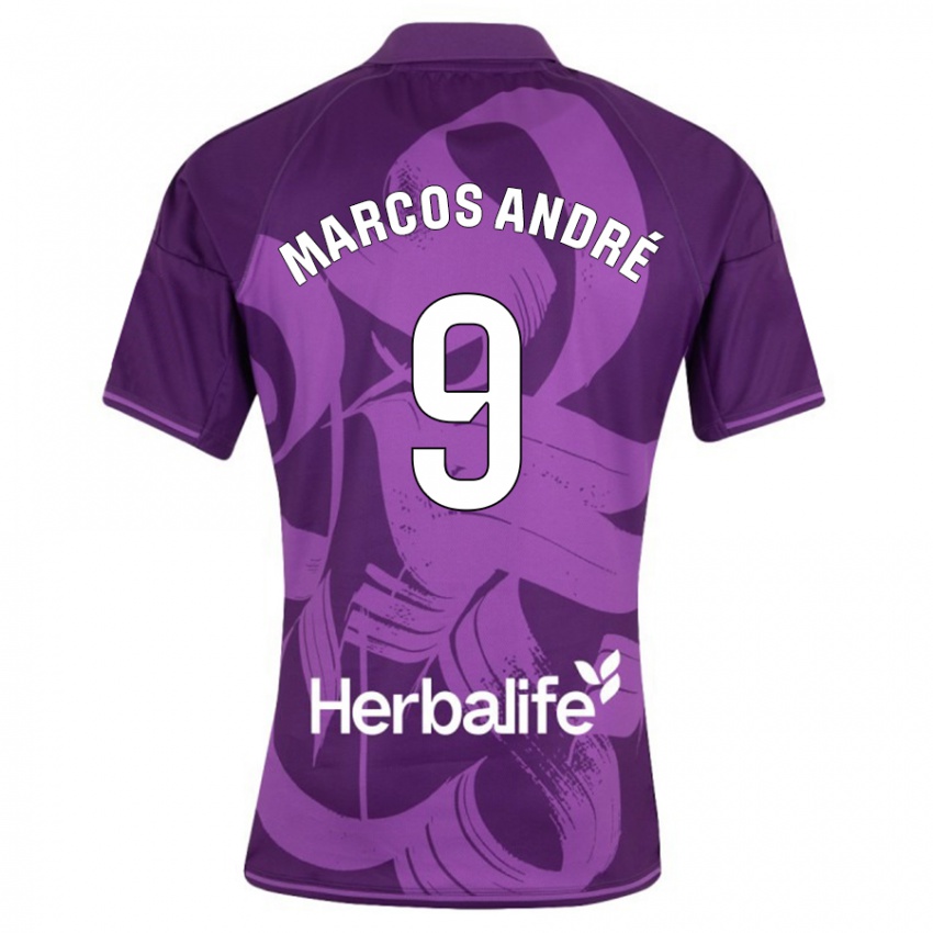 Homem Camisola Marcos André #9 Tolet Alternativa 2023/24 Camisa Brasil