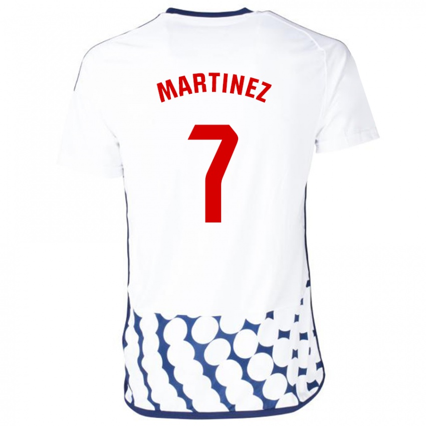 Homem Camisola Gabri Martínez #7 Branco Alternativa 2023/24 Camisa Brasil