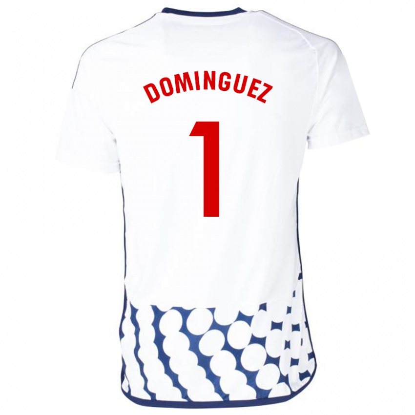 Homem Camisola Iago Domínguez #1 Branco Alternativa 2023/24 Camisa Brasil