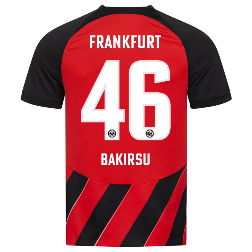 Mulher Camisola Hüseyin Bakirsu #46 Vermelho Preto Principal 2023/24 Camisa Brasil